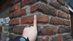 'Paving sized' bricks (1.75in) used in building architecture.